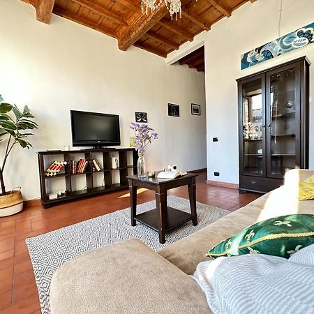 Ferienwohnung Luxurious View On Santa Croce Florenz Exterior foto
