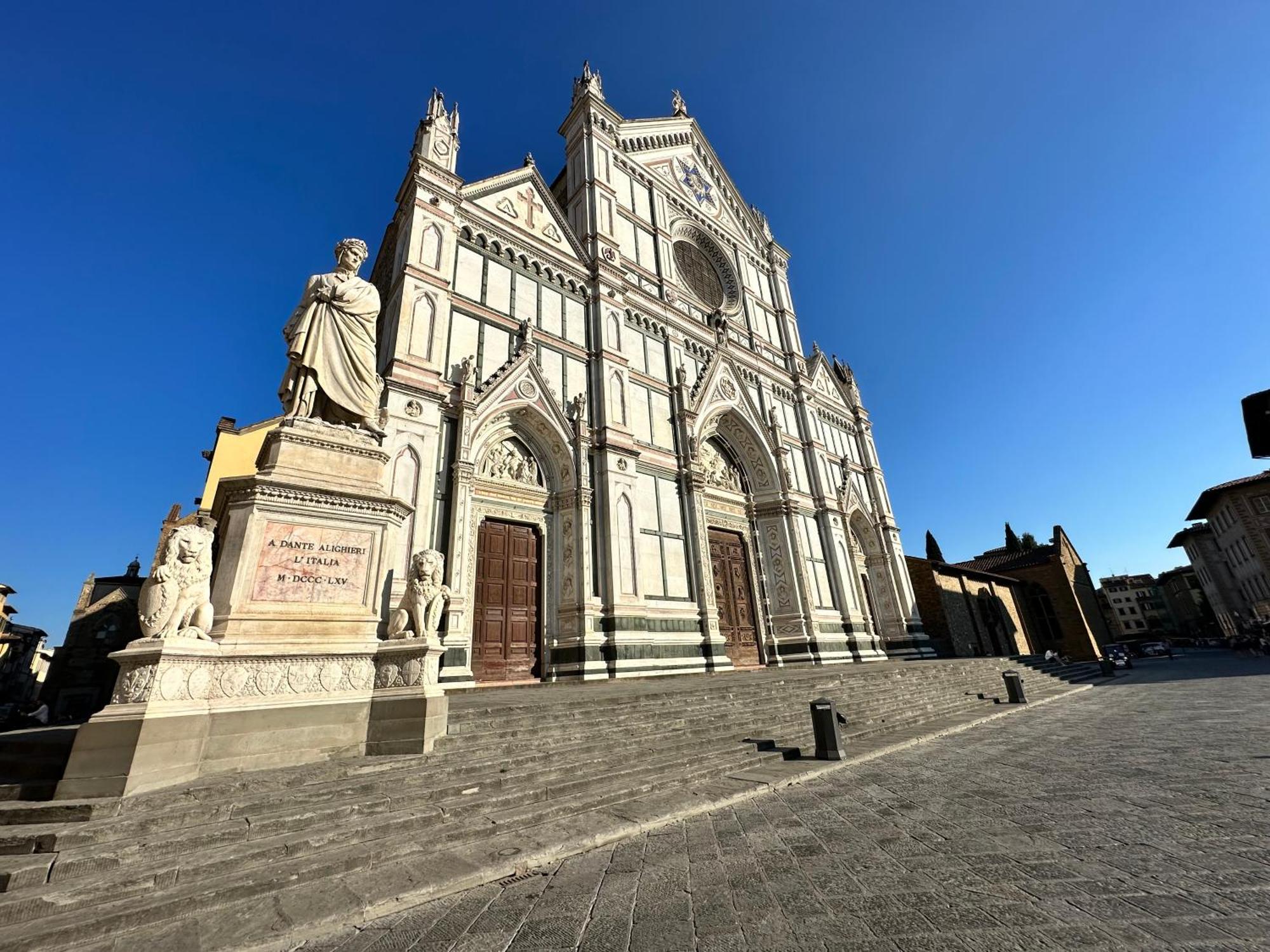 Ferienwohnung Luxurious View On Santa Croce Florenz Exterior foto