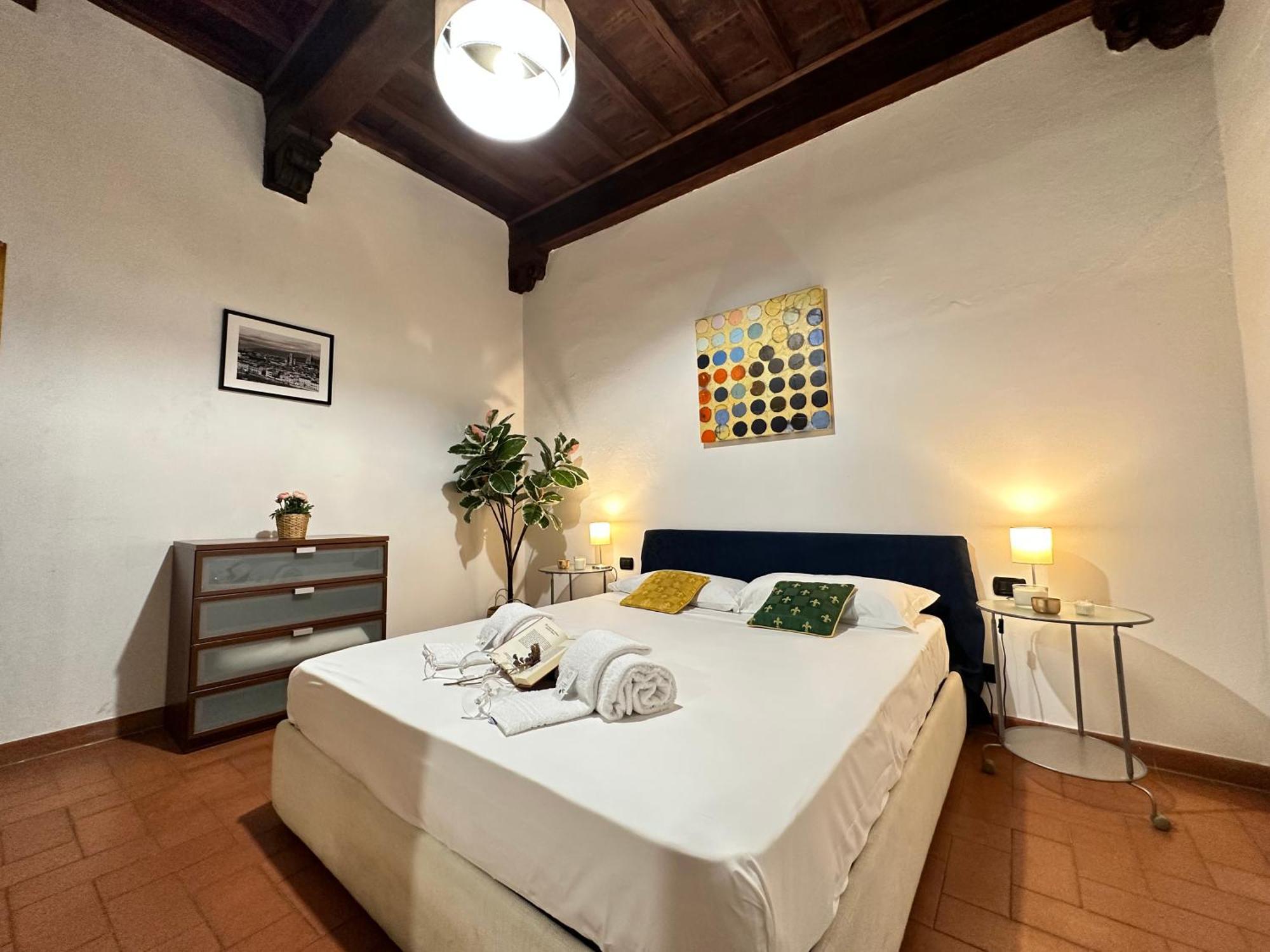 Ferienwohnung Luxurious View On Santa Croce Florenz Exterior foto