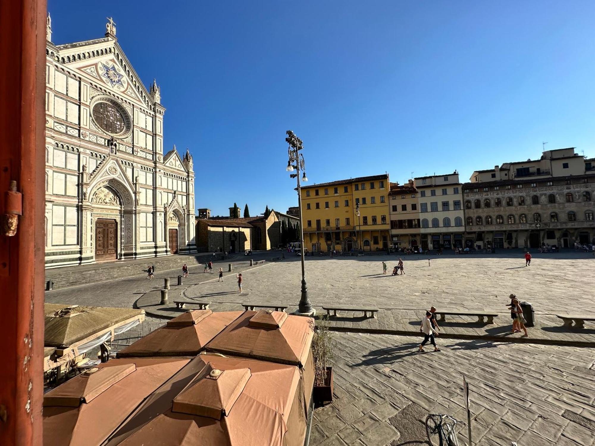 Ferienwohnung Luxurious View On Santa Croce Florenz Exterior foto